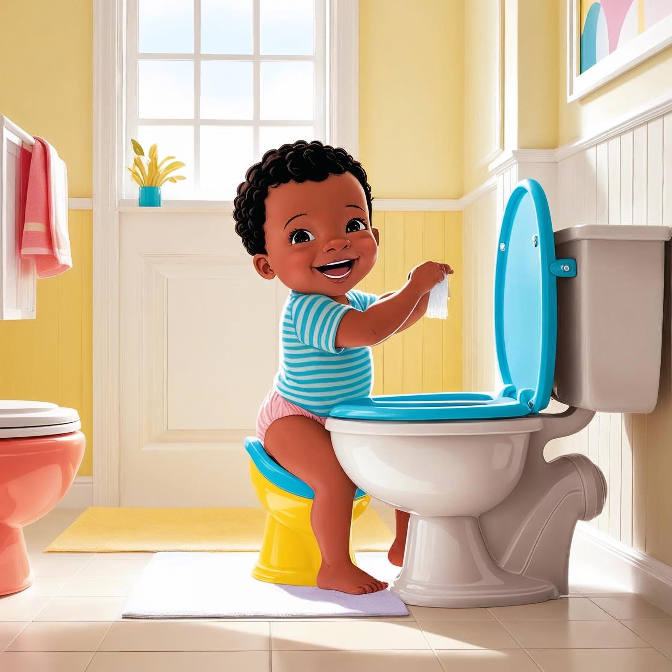 Crie uma imagem sobre desfralde